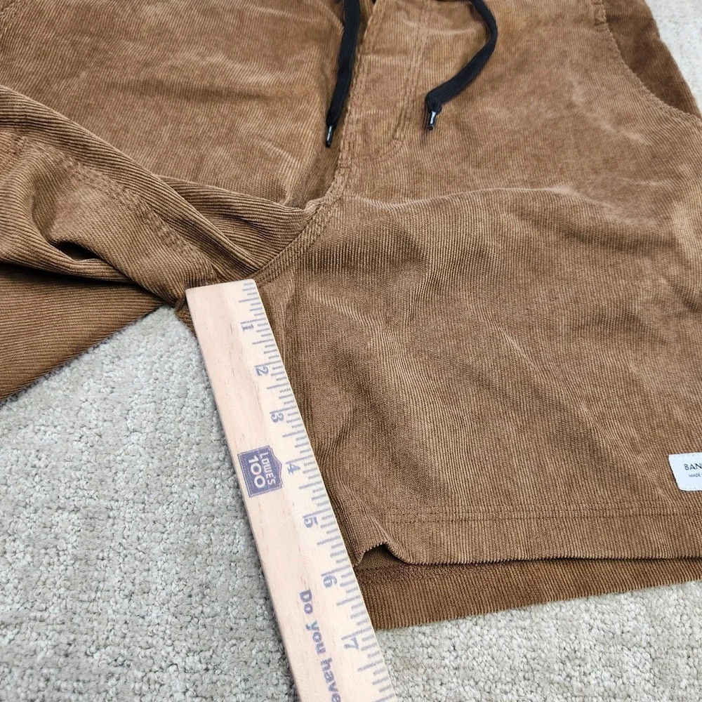 Banks Journal Corduroy Shorts Men 31 Drawstring Surf Performance Brown 6